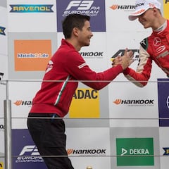 Hat-trick de victorias de Mick Schumacher en Alemania