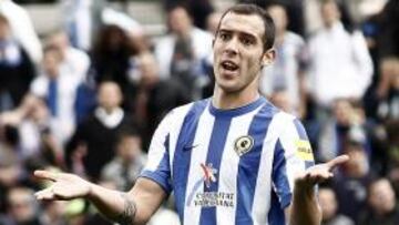 <b>SIN SUERTE. </b>Urko Vera no vio puerta en el derbi del pasado domingo ante el Elche.