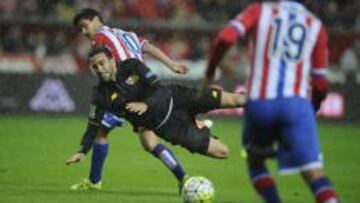 Rami, ante el Sporting.