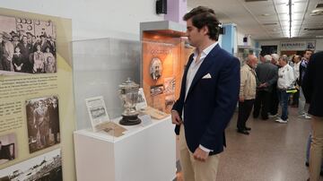 La localidad albaceteña de Almansa ha inaugurado una exposición sobre la figura del gran presidente del Real Madrid. Un recorrido por fotografías, recuerdos...