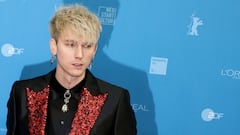 Cast member and executive producer Colson Baker aka Machine Gun Kelly arrives at the red carpet to promote the movie &#039;Taurus&#039; at the 72nd Berlinale International Film Festival in Berlin, Germany, February 13, 2022. REUTERS/Christian Mang