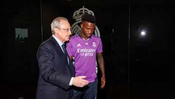 Florentino se re¨²ne con Vinicius