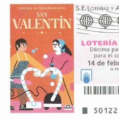 Lotería Nacional: comprobar los resultados del sorteo de San Valentín de hoy, lunes 14 de febrero