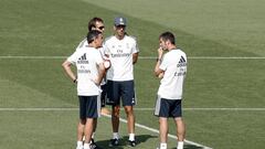 El entrenamiento del Real Madrid antes de viajar a Girona