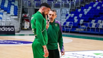 Ibon Navarro y Chris Duarte, en una sesión reciente.