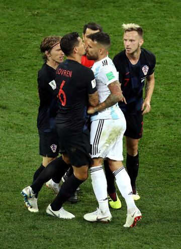 Dejan Lovren and Nicolas Otamendi.