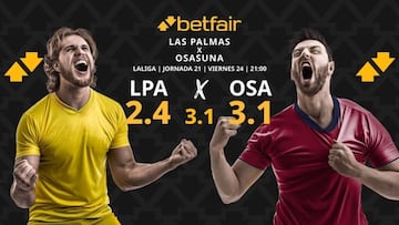 UD Las Palmas vs. CA Osasuna: horario, dónde ver, pronósticos y clasificación