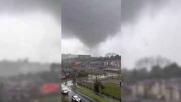 Captan arrollador tornado en el sur de Chile: la imagen es impactante