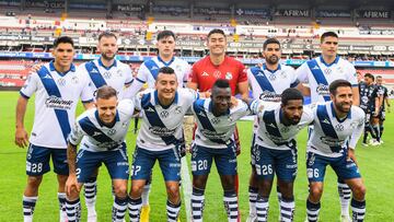 El equipo titular del Puebla ante Querétaro