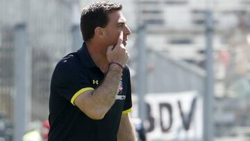 El entrenador de Colo Colo Pablo Guede