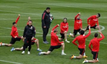 Gran ambiente entre los jugadores. 