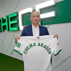 Chema Aragón, en su presentación: “Estoy acostumbrado a ser pobre”