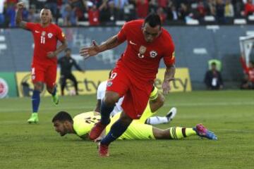 Las mejores imágenes del partido entre Chile y Venezuela