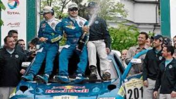 <b>REGRESO AL PODIO. </b>Sainz sigue brillando en los raids.