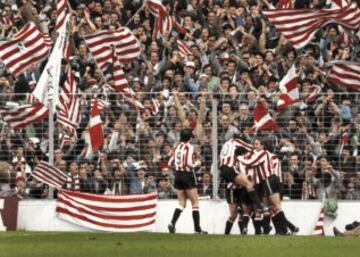 Fue un triunfo clave para el título. El Athletic recibía al Madrid, colíder a falta de cinco jornadas. Los blancos se adelantaron con un tanto de Stielike pero Goikoetxea y Dani, que volvía de una lesión, remontaron. El Athletic, que dirigía Clemente, acabó ganando su última Liga, con 49 puntos, los mismos que el Madrid. Es el mejor recuerdo rojiblanco.