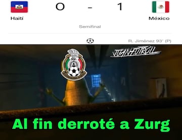 Los memes del sufrido triunfo de México ante Haití