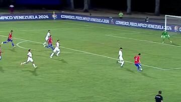 Chile sigue con vida en el Preolímpico Sub 23: este golazo ilusiona a todos