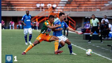 Envigado 1 - 0 Millonarios: Resultado, resumen y gol