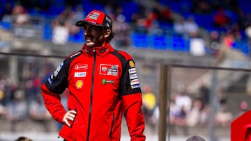 Bagnaia, en la jornada del jueves del GP de Francia de MotoGP.