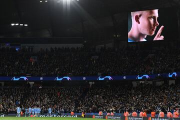 1-0. Kevin De Bruyne celebra el primer gol.