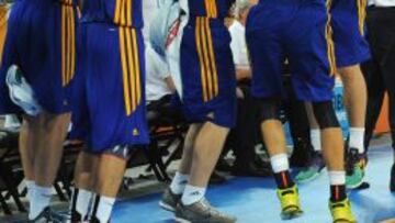 Los jugadores de Ucrania celebran la victoria ante Italia