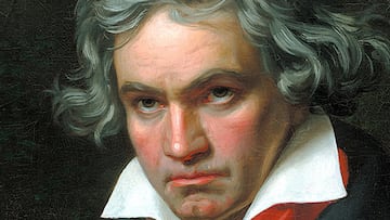 Retrato de Beethoven pintado en 1820 por Karl Joseph Stieler