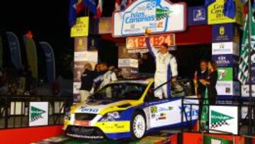 Capdevila, en el Rally Islas Canarias.