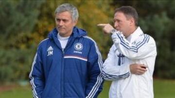 Steve Holland, con Mourinho.