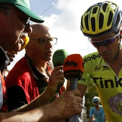 Contador: “El costado izquierdo me duele mucho”