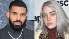 Billie Eilish confiesa que recibe mensajes de texto de Drake