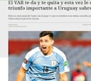 "Uruguay se reconcilió con el VAR": así lo vio la prensa uruguaya