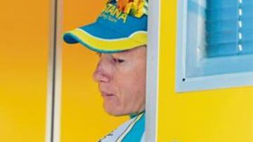 <b>SE ACABÓ. </b>Vinokourov deja el ciclismo a los 34 años.