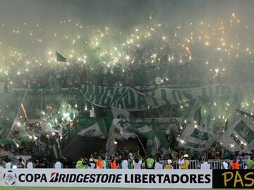 Los del Sur are the "barra brava" connected to Atlético Nacional in Medellí­n, Colombia and were formed in 1997.