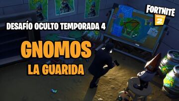 Desaf&iacute;o secreto de Fortnite: Gnomos - La guarida