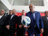 Santiago, 8 de noviembre de 2022.
Presidentes de clubes deportivos profesionales se renen para elegir al nuevo Presidente del balompi chileno
Dragomir Yankovic/Photosport