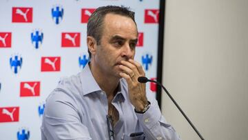 Photo during the press conference of Monterrey Team during the Opening Tournament 216 La Liga Bancomer MX , pictured :
 
 Foto durante la Conferencia de Prensa del Equipo Monterrey durante el Torneo Apertura 216 de la Liga BBVA Bancomer MX , en la foto:  Luis Miguel Salvador
 
 
 08/09/2016/MEXSPORT/ Jorge Martinez.