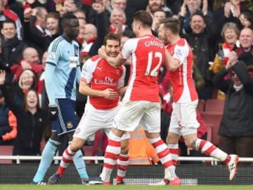 Giroud, Ramsey y Flamini fueron los encargados de anotar para los Gunners.