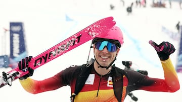 Oriol Cardona, tras ganar el oro.