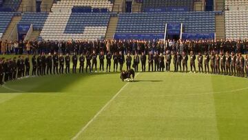 Así fue el homenaje a víctimas del accidente en Leicester