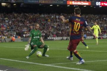 Messi ante Rubén.