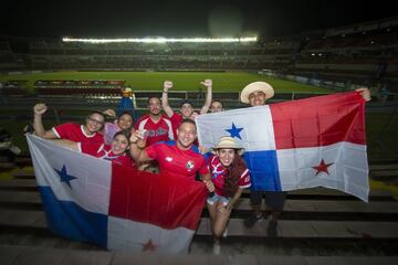 Así se vivió el ambiente en el Estadio Rommel Fernández para el duelo eliminatorio entre las selecciones de México y Panamá.