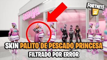 Fortnite: filtrada por error una imagen del skin Palito de Pescado Princesa