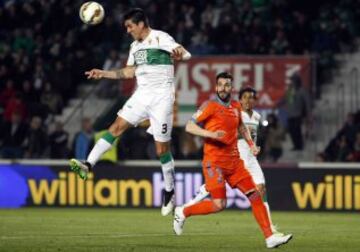 Enzo Roco ha sido titular en Elche, pero el equipo no puede salir de la parte baja de la tabla. 