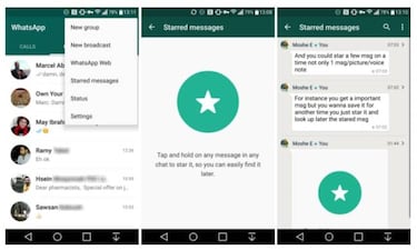 Mensajes destacados, truco WhatsApp para guardar un mensaje importante