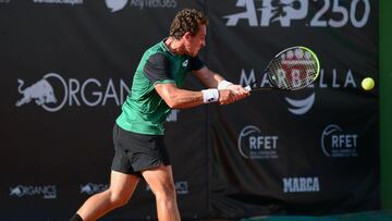 Carball¨¦s, primer espa?ol eliminado a manos de Delbonis