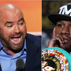 Dana White a Mayweather: "La pelea con Khabib sería en la UFC"