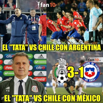 Los memes del México - Chile, amistoso de Fecha FIFA