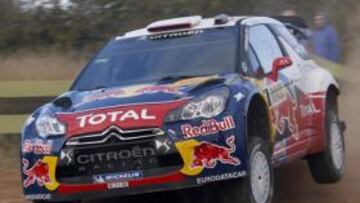 <b>ESPECTÁCULO. </b>Loeb es un genio a los mandos de su Citroën.
