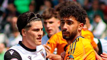 Edgar Pujol, durante el Mérida-Castilla.