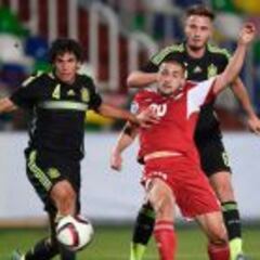 Mayoral, Deulofeu y Munir guían a España a la remontada